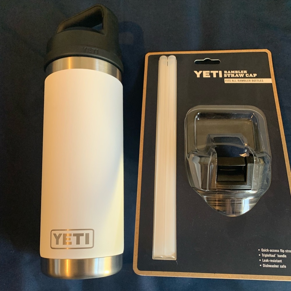 Yeti Rambler 18oz And Straw Cap